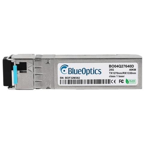 Transceiver Bidi Sfp28 compatibile con Planet Sfp28-25g-bx-u-40km Bo04q27640d, Lc-simplex, 25gbase-bx-u, fibra monomodale, Tx1270nm /rx1330nm, 40km, Ddm, 0c /+70c (sfp28-25g-bx-u-40km-pt-bo) - Foto 2