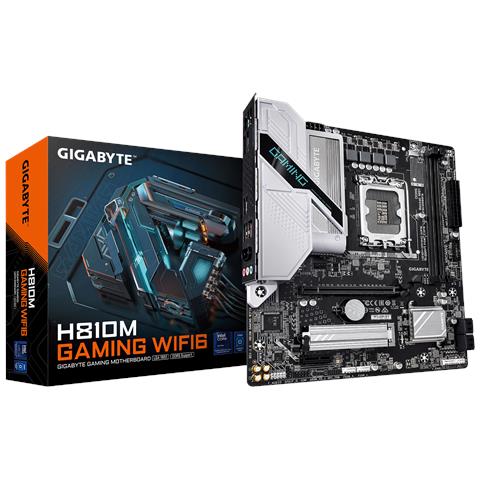 H810M GAMING WIFI6 Scheda madre - CPU Intel Core Ultra (Serie 2), VRM a 4+1+2 fasi, fino a 6400 MHz DDR5, 1xPCIe 4.0 M. 2, LAN 2.5GbE, WIFI 6, USB 3.2 Gen 1 - Foto 1