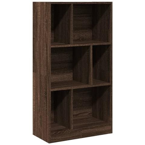 Libreria Rovere Marrone 57x28,5x107,5 Cm In Legno Multistrato - Foto 2