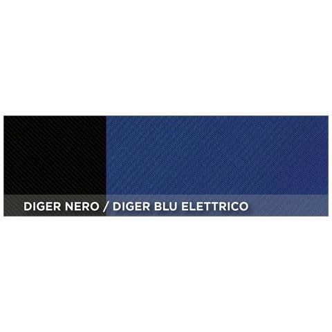 Coprisedili Anteriori Sporty Tg. Unica Tess. Nero/blu Elettrico - Foto 2