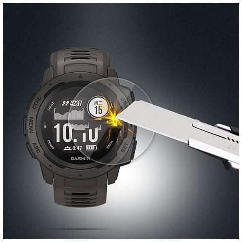 Garmin Instinct 2/2s Pellicola Protettiva Per Schermo (confezione Da 2) - Vetro Temperato, Antigraffio - Foto 2