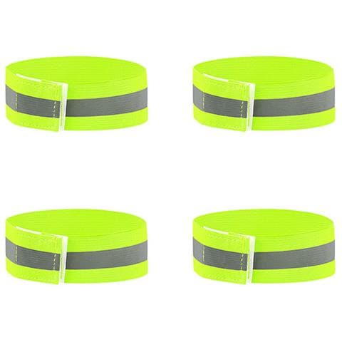 Braccialetti Riflettenti - Visibilità Migliorata Per La Sicurezza Notturna (confezione Da 4) Green - Foto 1