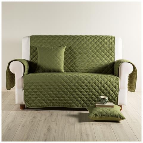 Copridivano Modern Modern Salvadivano In Microfibra Colore Marrone Misura 4 Posti - Foto 2