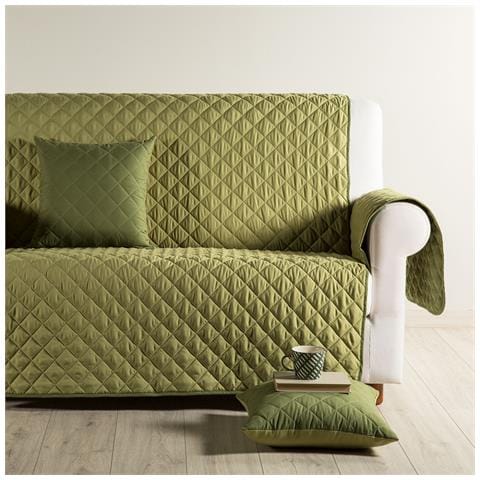 Copridivano Modern Modern Salvadivano In Microfibra Colore Marrone Misura 4 Posti - Foto 4