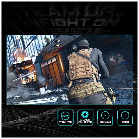 GS25F2 Monitor Gaming 25" FHD - 1920 x 1080, 200Hz, 1ms, 300 cd /m², Display HDR 10, HDMI 2.0, DisplayPort 1.4 - Foto 3