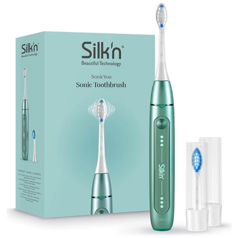 SonicYou Adulto Spazzolino elettrico sonico Verde, Colore menta - Foto 1