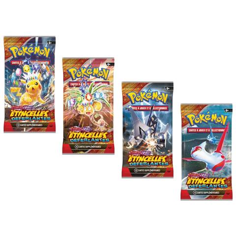 Set Di 4 Scintille Ev08 Scarlatto E Viola, Multicolore - Foto 1