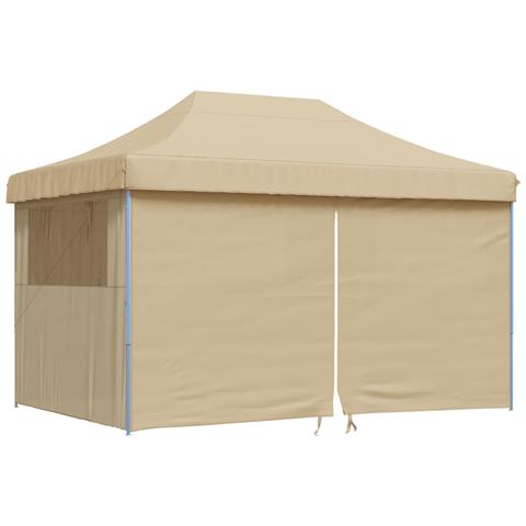 Tendone per Feste Pieghevole Pop-Up con 4 Pareti Beige - Foto 1