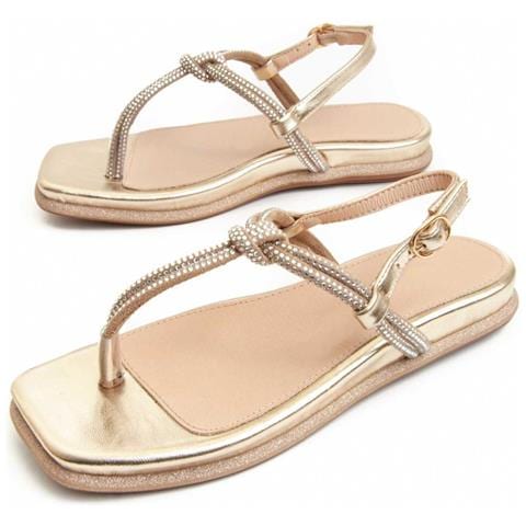 Sandalo Basso Prins2 D'oro. - Foto 1