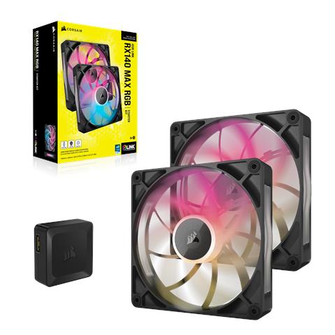 Ventola di Raffreddamento iCUE LINK RX140 MAX RGB 14 cm per Case e Sistemi PC (Confezione da 2 pz) - Foto 4