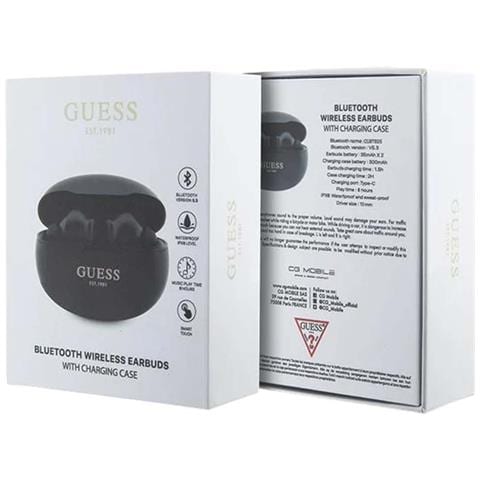Auricolari Tws Wireless Bluetooth 5.3 Con Custodia Di Ricarica Ipx4, Nero - Foto 2