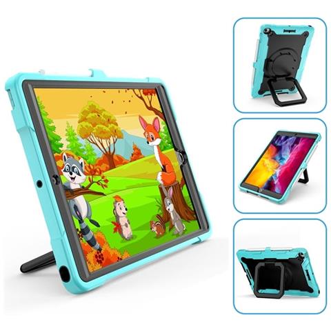 Custodia Per Ipad Air 5/4 10.9”/pro 11 Supporto E Tracolla Menta - Foto 4