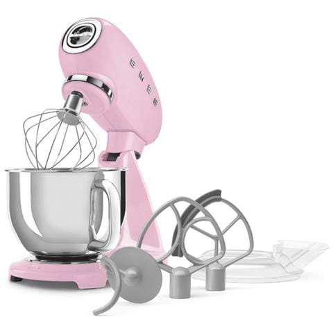 Robot da Cucina SMF05RDEU Stile Anni 50 Potenza 1000W Capacità 4,8 Litri Colore Rosa - Foto 3