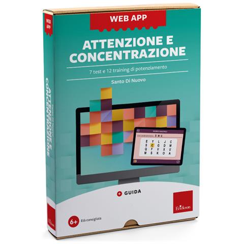 Santo Di Nuovo - Attenzione e concentrazione. 7 test e 12 training di potenziamento. Web app. Con software - Foto 1