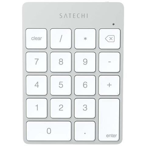 Tastierino Numerico Wireless Bluetooth In Alluminio Ultrasottile, Argento - Foto 1