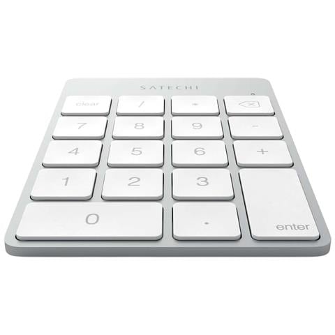 Tastierino Numerico Wireless Bluetooth In Alluminio Ultrasottile, Argento - Foto 5