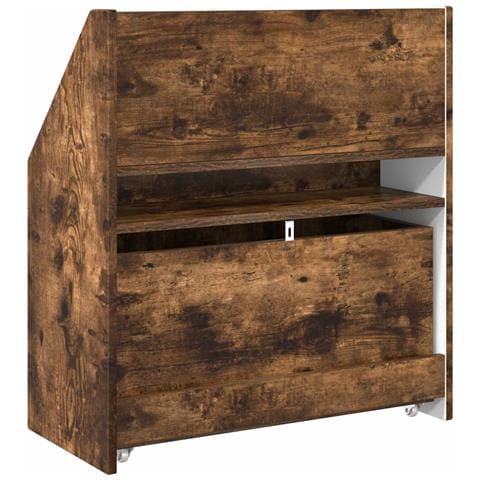 Libreria per Bambini con cassetto Rovere fumé 60 x 29,5 x 69 cm - Foto 9