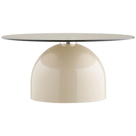 Tavolino Ravello-beige-vetro-70x70x33 Cm - Foto 2