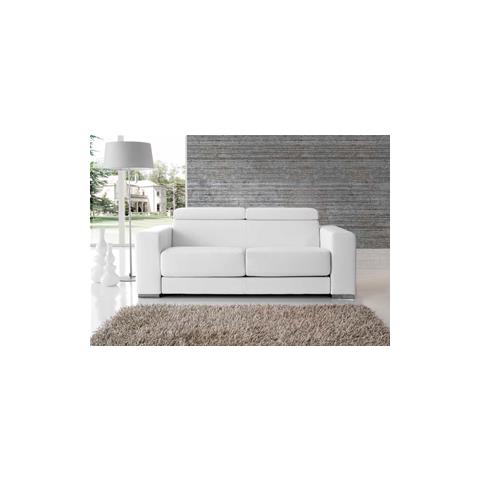 CAPODARTE - Divano Letto Mosca In Ecopelle Bianco - ePRICE CAPODARTE - Divano Letto Mosca In Ecopelle Bianco - ePRICE