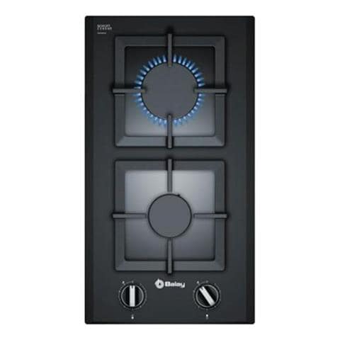 BALAY Piano Cottura S0408200 a Gas 2 Fuochi da 30 cm Colore Nero
