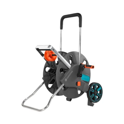 Aquaroll L Easy Carrello Avvolgitubo, Capacità fino 100 m, Comoda Conduzione del Tubo, Robusto Telaio Metallico, Nipplo Antigoccia, 18520-20 - Foto 1