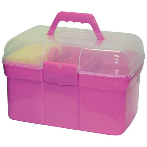 Mini Scatola Per La Strigliatura Con 8 Attrezzi Rosa 321766 - Foto 2