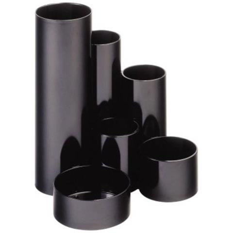 Porta Matite Deskbox Nero Numero Scomparti: 6 - Foto 1