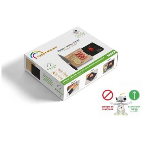 Balance Chef 5kg / 1g Trio Cut Weight Pour Bamboo Usb - Foto 1