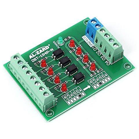 4 Bit Accoppiatore Ottico Isolatore Plc Livello Segnale Convertitore Di Tensione Modulo Del Bordo 3.3v A 24v 5v A 24v 12v A 3.3v 24v A 3.3v 24v A 5v (12v A 3.3v)  - Foto 1