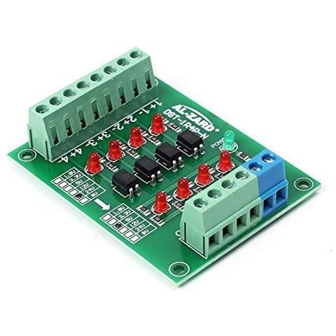 4 Bit Accoppiatore Ottico Isolatore Plc Livello Segnale Convertitore Di Tensione Modulo Del Bordo 3.3v A 24v 5v A 24v 12v A 3.3v 24v A 3.3v 24v A 5v (12v A 3.3v)  - Foto 4