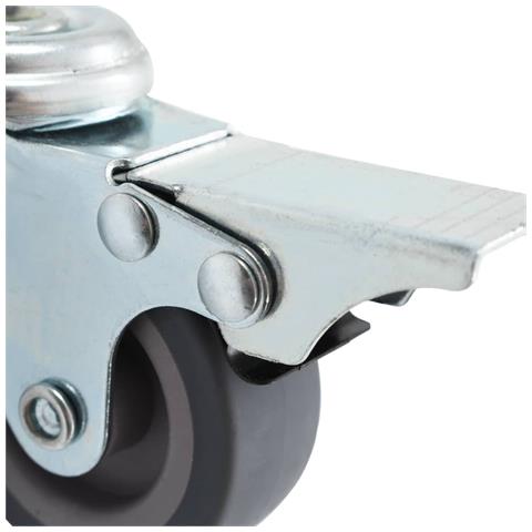 Ruote Girevoli con Foro per Bullone 24 pz 50 mm - Foto 5