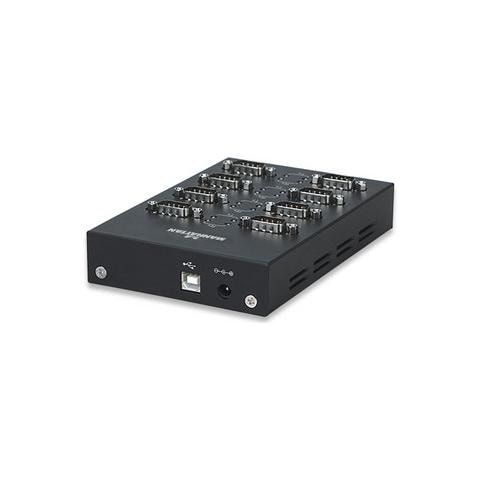 IC Intracom USB / 8x Serial, USB, 8 x RS-232 9-pin, Maschio / femmina, Nero, RoHS WEEE CE, 225g - Foto 1
