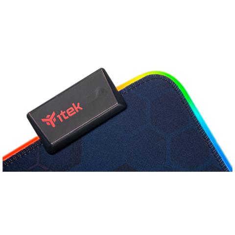 Gaming Mouse Pad RGB E1 - Materiale Premium, Antiscivolo, Massima Precisione, RGB con 12 modalit, 800x300x3mm - Foto 2