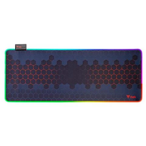 Gaming Mouse Pad RGB E1 - Materiale Premium, Antiscivolo, Massima Precisione, RGB con 12 modalit, 800x300x3mm - Foto 1
