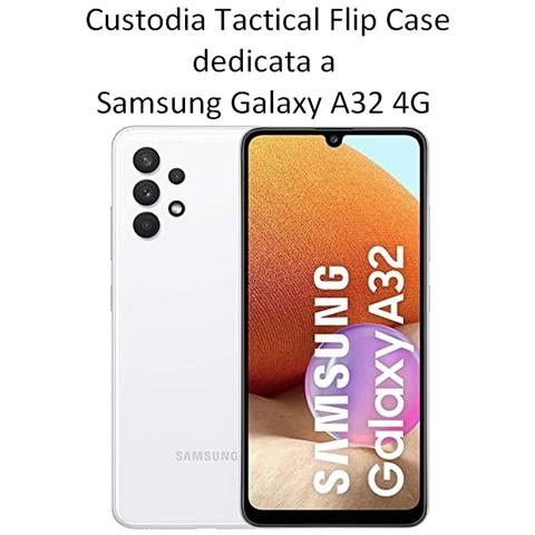 Custodia Originale Field Notes Pro Flip Case Per Samsung Galaxy A32 4g Black - Foto 2