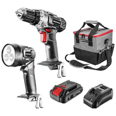 Set Avvitatore + Borsa + Torcia E Batteria 18v Li-ion - Foto 1