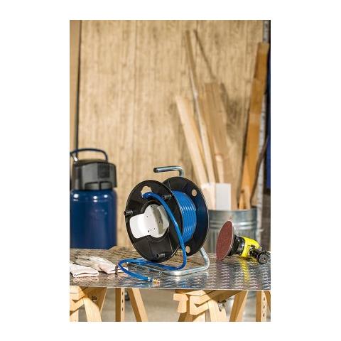 1127020 avvolgitubo da giardino Avvolgitubo da terra Manuale Nero - Foto 2