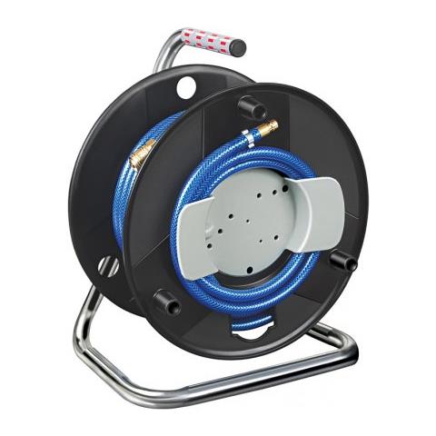 1127020 avvolgitubo da giardino Avvolgitubo da terra Manuale Nero - Foto 1