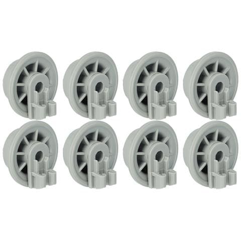 VHBW 8x Ruota Per Cestello Inferiore Compatibile Con Vorwerk Lavastoviglie - Diametro 35 Mm