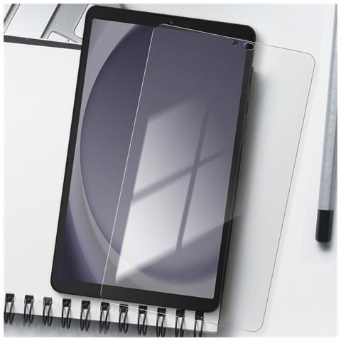Salvadisplay Per Galaxy Tab A9 8.7 Ibrido Flessibile Durezza 9h, Trasparente - Foto 5