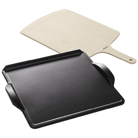 HBS70 Pietra per Pane e Pizza con Paletta in Legno - Foto 1