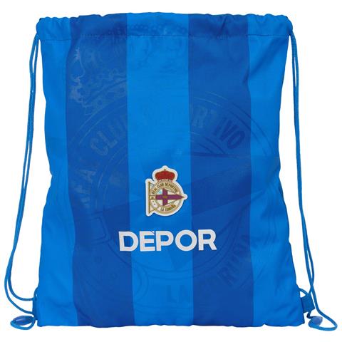Zainetto Con Cordini R. C. Deportivo De La Coruña Azzurro 35 X 40 X 1 Cm - Foto 1