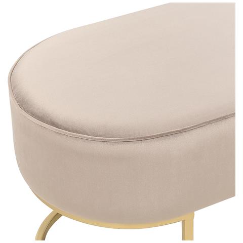 Panchina Milry Velluto Beige - Foto 7