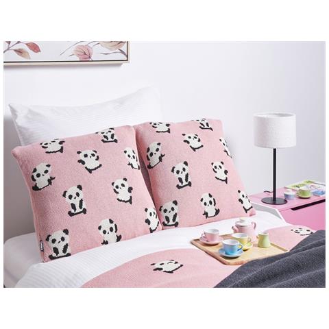 Cuscino Decorativo Talokan Cotone 45 X 45 Cm Per Bambini Rosa - Foto 1