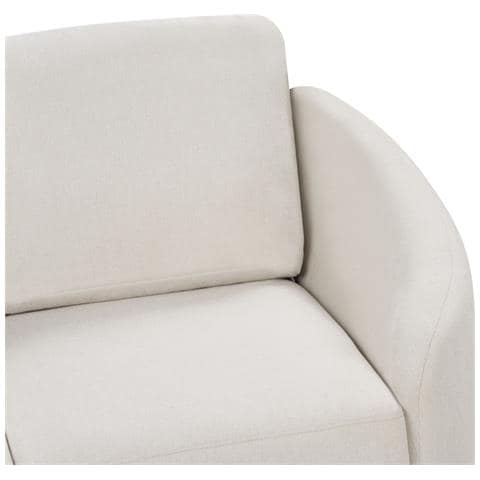 Divano 3 Posti Trosa Tessuto Beige - Foto 13