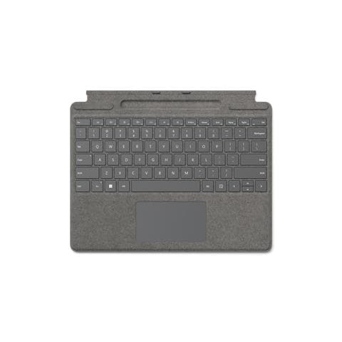 Surface Pro Signature Keyboard QWERTY Inglese US Cover port Platino - Foto 1