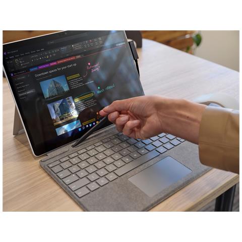 Surface Pro Signature Keyboard QWERTY Inglese US Cover port Platino - Foto 10