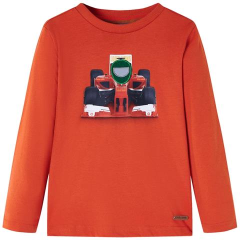 Maglietta Da Bambino A Maniche Lunghe Arancione 140 - Foto 1