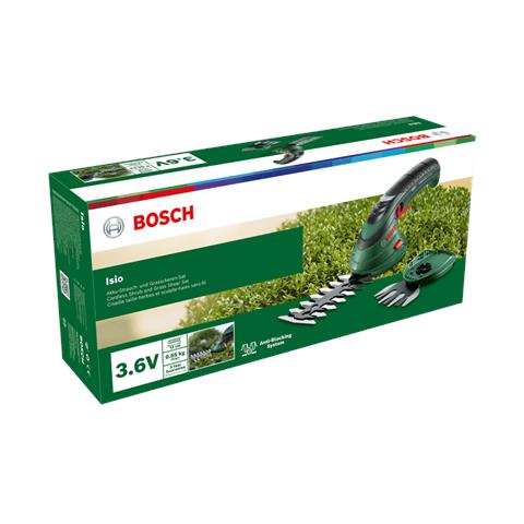 Isio cesoia per erba cordless 8 cm 3,6 V Ioni di Litio Nero, Verde - Foto 2