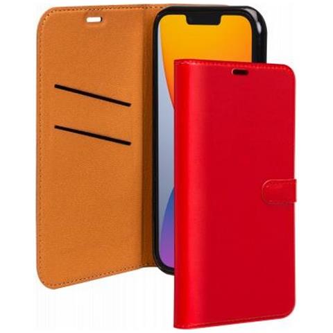 Custodia Per Iphone 14 Plus Folio Wallet Con Linguetta Magnetica, Rosso - Foto 1